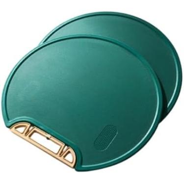 Imagem de Tábua de Corte Verde com Suporte em Pé, Material PE e PP, 32x30x1cm, para Cozinha