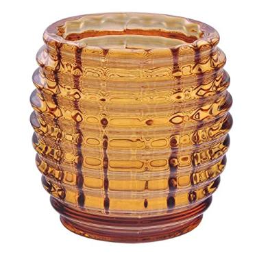 Imagem de CASTIÇAL DE VIDRO AMBAR