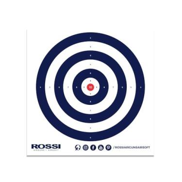 Imagem de Alvo Airguns Airsoft Azul 140x140mm Pct 40 Un