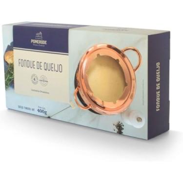 Imagem de Fondue de Queijo Pomerode, Artesanal, 400g, Mistura de Queijos Parmesão e Prato