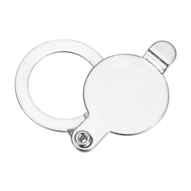 Imagem de Capa olho mágico de 1,5 mm (5/20.3 cm), protetor de olho mágico para segurança doméstica apartamento hotel, cromado brilhante