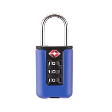 Imagem de TSA Fechaduras de Bagagem Combinadas Fechaduras de Viagem Código Reiniciável Caixa de Ferramentas Mochila Mochila Armário de Ginásio, Roxa, Trava de bagagem