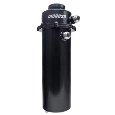 Imagem de Moroso Tanque de óleo de depósito seco 22030, estilo dragster, 15 cm de diâmetro, acabamento em pó preto