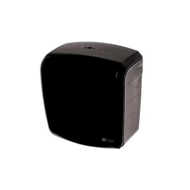 Imagem de Dispenser De Papel Higienico Para Banheiro Rolao Preto Fume
