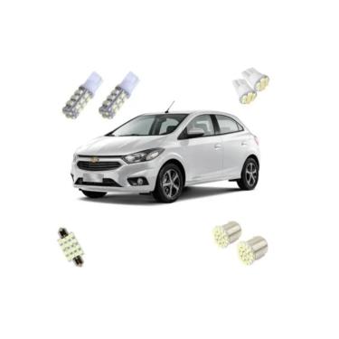 Imagem de Kit Lâmpada Led Onix 2013-2019 Sup Branca Blue Lion