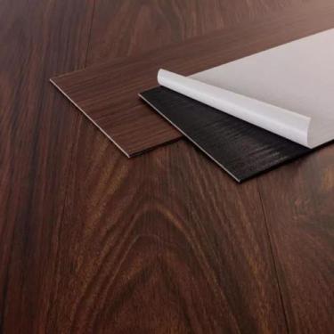 Imagem de Piso Vinilico Autocolante Lamina Régua Amadeirada Antiderrapante 5M - 