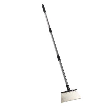 Imagem de Asixxsix Pá de Limpeza de Jardim, Alça Ajustável de 1,6 M Pá Plana Multifuncional para Serviço Pesado Com Cabeça de Aço Carbono, para Remoção de Ervas Daninhas, Escavação de Neve