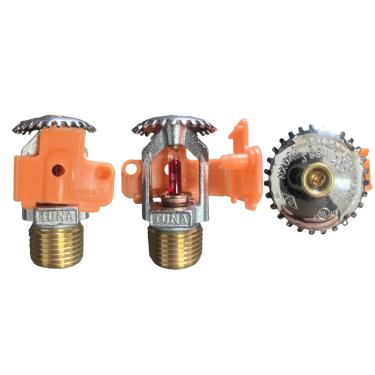 Imagem de Spray vertical de cabeça de aspersor de incêndio - Aprovado pela FM e listado pela UL 1/5.1 cm NPT 68.3 °C (68 ℃) K = 5.6 (K80/métrica) Resposta padrão para sistema automático de irrigação de incêndio