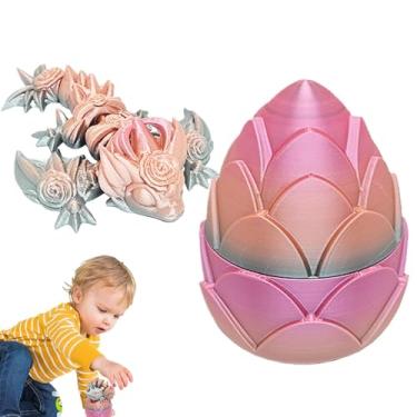 Imagem de de dragão impresso em , de dragão com dragão dentro,Brinquedos de de dragão articulados impressos em | Brinquedo de inquietação para adultos de 4,5 polegadas para decorações de casa