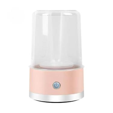 Imagem de Mini Maquina de Lavar Portatil，Capacidade de 1000 Mililitros，Carregamento Usb，PortáTil Para Viagem，UtilizaçãO de Limpeza Por Turbina Rotativa Ou UltrassôNica，Lavagem de Roupa íNtima e Calcinhas(rosa)