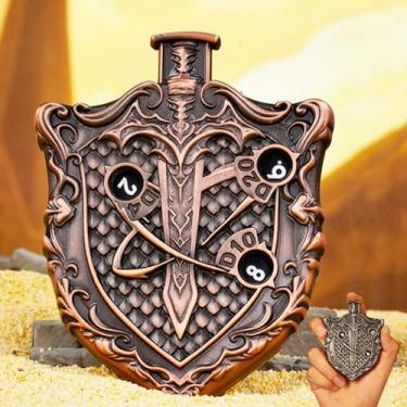 Imagem de Roulette Dice V3.0 The Final TTRPG Click to Roll Spinning Dice Upgrade for Role Playing Dice DND Dice Sets Press to Roll Balanced and Fair Made from Zinc Alloy Pocket Size Precision Reading