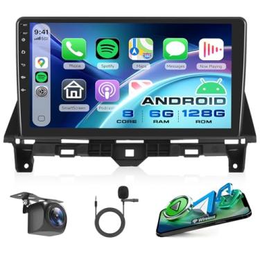 Imagem de 8Core 6G + 128G 5GhzWiFi Android 15 Rádio estéreo para carro para Honda Accord 8th 2008-2013, sem fio, Carplay, Android Auto DSP 10,1 polegadas, 1280X720P, QLED, tela sensível ao toque, Bluetooth 5.0