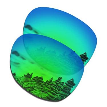Imagem de SmartVLT Lentes de reposição verde-esmeralda para óculos de sol Ray-Ban Wayfarer RB2132 55 mm