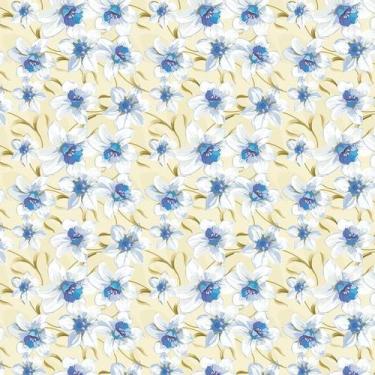 Imagem de Papel De Parede Floral Flores Pintura A Mao Adesivo Vinilico - LRP