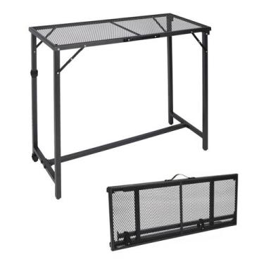 Imagem de Mesa de bar ao ar livre REDCAMP dobrável de 100 cm com tampo impermeáv