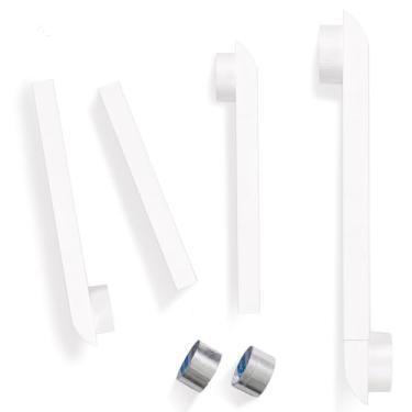 Imagem de Ventilação ajustável para secadora de periscópio de 63,5 a 139,7 cm atualizada pela OEM, ventilação de secadora de aço inoxidável, adequado para todas as saídas de ventilação de secadora de 10 cm