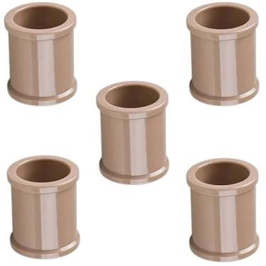 Imagem de Luva PVC 20mm Marrom Conexão Encanamento Kit 05 Un