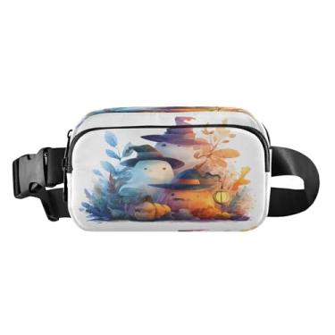 Imagem de CEBUGI Mini pochetes de caminhada para homens e mulheres, lindas pochetes modernas resistentes à água com cinto ajustável para treino, viagem, corrida