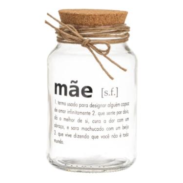 Imagem de Pote De Vidro Hermético 500ml Com Tampa De Rolha Para Armazenar Temperos, Biscoitos E Artesanato(Mãe)