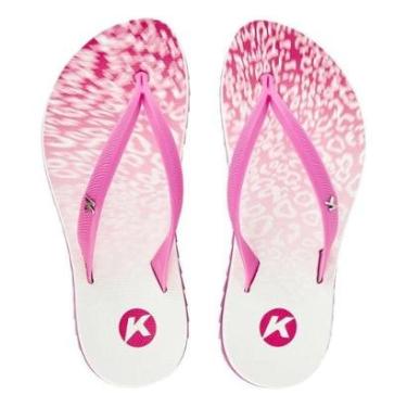 Imagem de Sandália Kenner Feminina New Ibiza Onça Rosa-Feminino