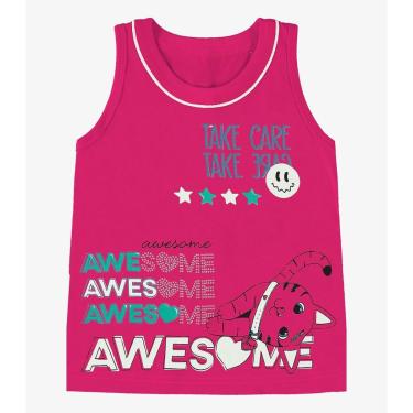 Imagem de Regata Infantil Feminina Rovi Kids Rosa-Feminino