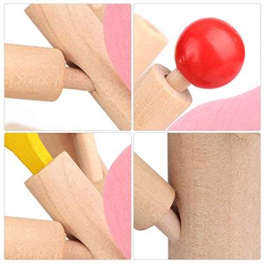 Imagem de Zerodis Conjunto de Blocos de Construção de Madeira, Quebra-cabeça 3D DIY, Brinquedos Educativos, Verde, para Crianças, Aprendizagem Pré-escolar, Quebra-cabeça de Decoração de Escritório Em Casa