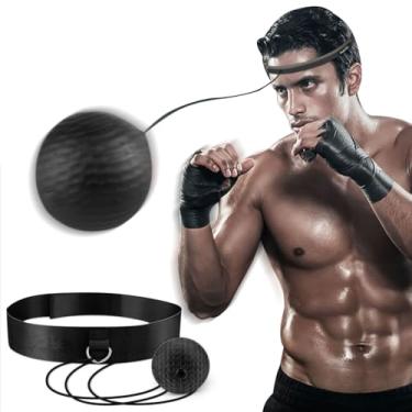 Imagem de Equipamento de Treinamento Reflexo Boxe Sacola Soco para Reação Agilidade Foco e Coordenação Ocular