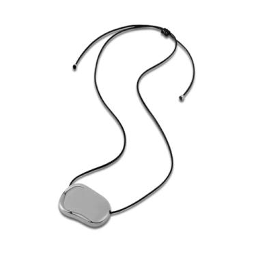 Imagem de TACBSP Colar feminino grosso dourado com pingente de seixo, minimalista, boêmio, cowboy, joias modernas, presentes, Large, Aço inoxidável, Sem Pedra Preciosa