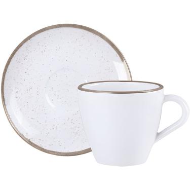 Imagem de Xícara De Chá Rustico Marrom Com Pires 200ml - Tramontina