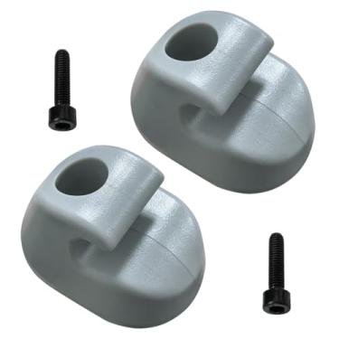 Imagem de Truckingmann 2 peças de clipe de viseira solar para Peterbilt Kenworth Clipe de viseira Kenworth T680 Acessórios S16-1023-661 Cinza Peterbilt Acessórios (F01377-2)