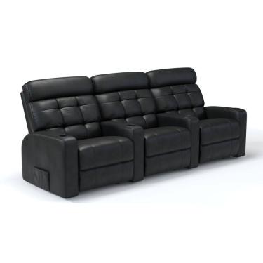 Imagem de Sofá 3 Lugares Reclinável Elétrico Em Corino Importado Linha Cinema