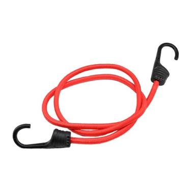 Imagem de Generic Cordão elástico para bicicleta, corda para carregar bagagem, corda de amarrar multiuso, faixa elástica para ciclismo, acampamento, Vermelho 100cm