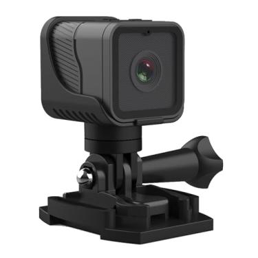 Imagem de Acouto Câmera Esportiva WiFi de Grande Angular - Câmera Multifuncional de Ciclismo 1080P de Bicicleta Esportiva WiFi Externa Bateria Embutida à Prova D'água Com Suporte