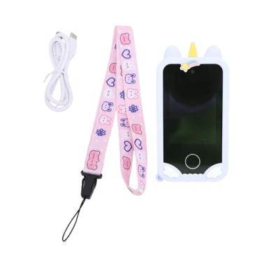 Imagem de Acouto Câmera de Telefone Inteligente Infantil para Meninas, Tela Sensível Ao Toque de 2,8 Polegadas para Aprender Brinquedo Infantil Com Reprodutor de Música, Câmeras Duplas, Cartão de (BLUE)