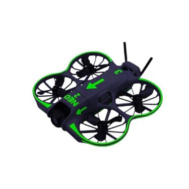 Imagem de Adesivo que brilha no escuro para drone DJI NEO 2, película protetora à prova d'água e resistente a arranhões WUNIAK (verde grama)