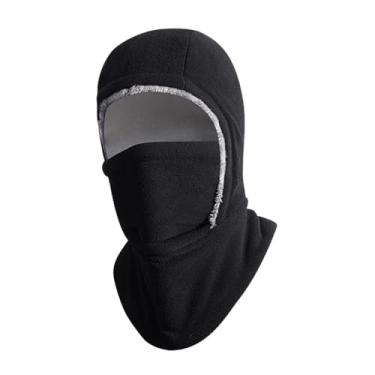 Imagem de Baoblaze Balaclava, máscara de esqui, proteção facial completa para esqui, motociclismo e patinação, para homens e mulheres, Preto