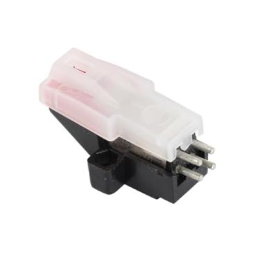 Imagem de Eujgoov Agulha de Toca-discos Magnética Móvel Universal, Cartucho de Latão ABS para Registros de 33 45 78 RPM, Som Preciso Com Reprodução Suave, Compatível Com a Maioria Dos Toca-discos para DJs e