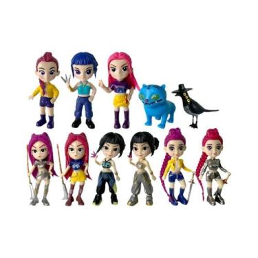 Imagem de Boneca Anime KPop Caçadora De Demônios Rumi Mira Zoi Máscara De Vinil 