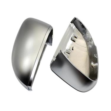 Imagem de Capa de espelho retrovisor compatível com vw polo 6r 6c, acabamento cromado completo, tampa da asa da porta, invólucro