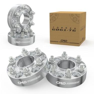 Imagem de Customadeonly Espaçadores de roda 6x139,7 (6x5,5) 1,5" (38 mm) – 4 peças Hubcentric com furo de 77,8 mm – Pinos M14x1,5 – Serve para Ram 1500 (2019–2022), Titan XD, Armada, Wagoneer, QX80 (Excl