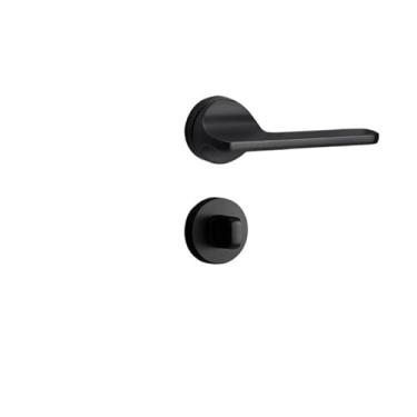 Imagem de VTGVVVTR Fechadura invisível de madeira para porta secreta dividida com lingueta única para quarto e quarto maçaneta de liga de zinco fechadura secreta (Yahei A08 260)