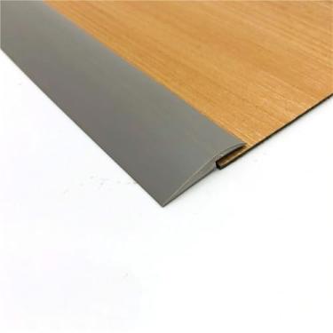 Imagem de GQQGSHOP Tira autoadesiva de transição de piso de carpete de 1,8 m, faixa limite para porta, acabamento de borda de carpete de piso, adequada para transições de limite com uma diferença de altura