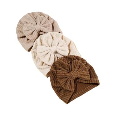 Imagem de Chapéu Turbante Com Laço Para Bebê Menina Recém-Nascida, Acessórios Pa
