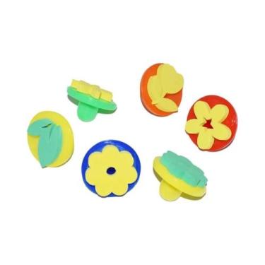 Imagem de Conjunto De Ferramentas Para Pintura Em Aquarela: Esponja, Pincel, Rol