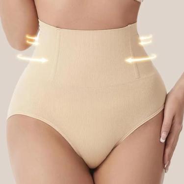 Imagem de Cinta Modeladora sem Costura Cintura Alta com abertura Calcinha Cinta 