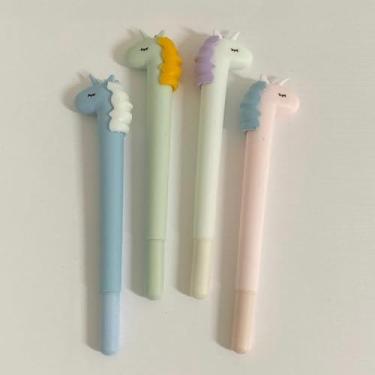 Imagem de CANETA UNICORNIO MINIMALISTA TONS PASTEIS