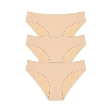 Imagem de Conjunto De Calcinhas De Algodão Femininas S-XL 8 Cores Sólidas Linger