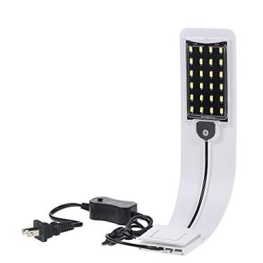 Imagem de Luz de Aquário 10W 24 LED Lâmpada para Peixe Portátil Econômica Fácil Usar Acelera o Crescimento Plantas Aquáticas