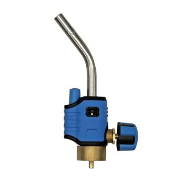 Imagem de Flame King YSNAX1-088 Isqueiro de partida de gatilho a gás propano cabeça de tocha para cozinhar, soldar, grelhar, preto, cinza, azul claro