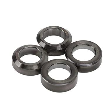 Imagem de Generic Espaçador de Pinça de Freio para Mountain Bike, Liga de Titânio de Alta Qualidade, Leve, Artesanato Fino para Substituição Diy, 4 Peças para Ciclistas (Preto)